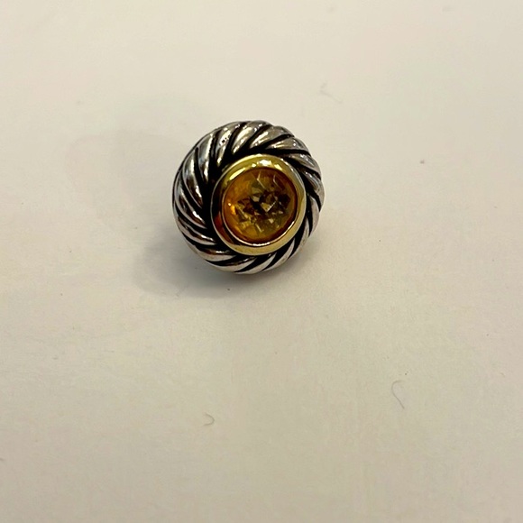 David Yurman Jewelry - David Yurman Citrine Color Cable Classics ONE STUD / EARRING ONLY
